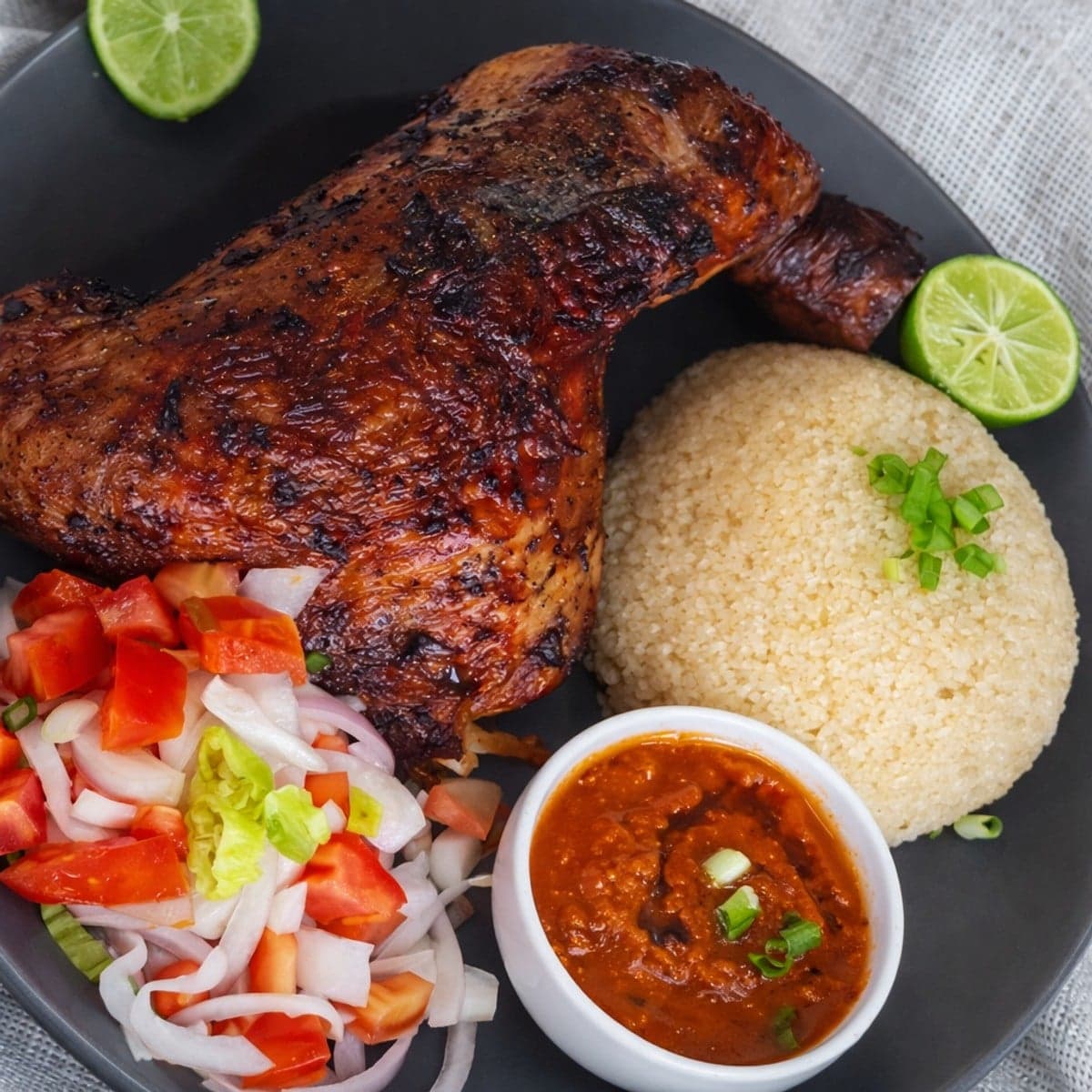 Poulet braisé au miel