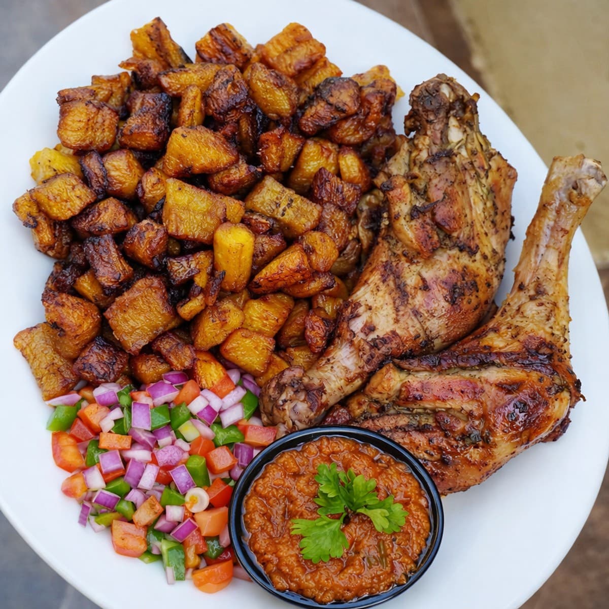 Poulet braisé marinades de Ninie : recette