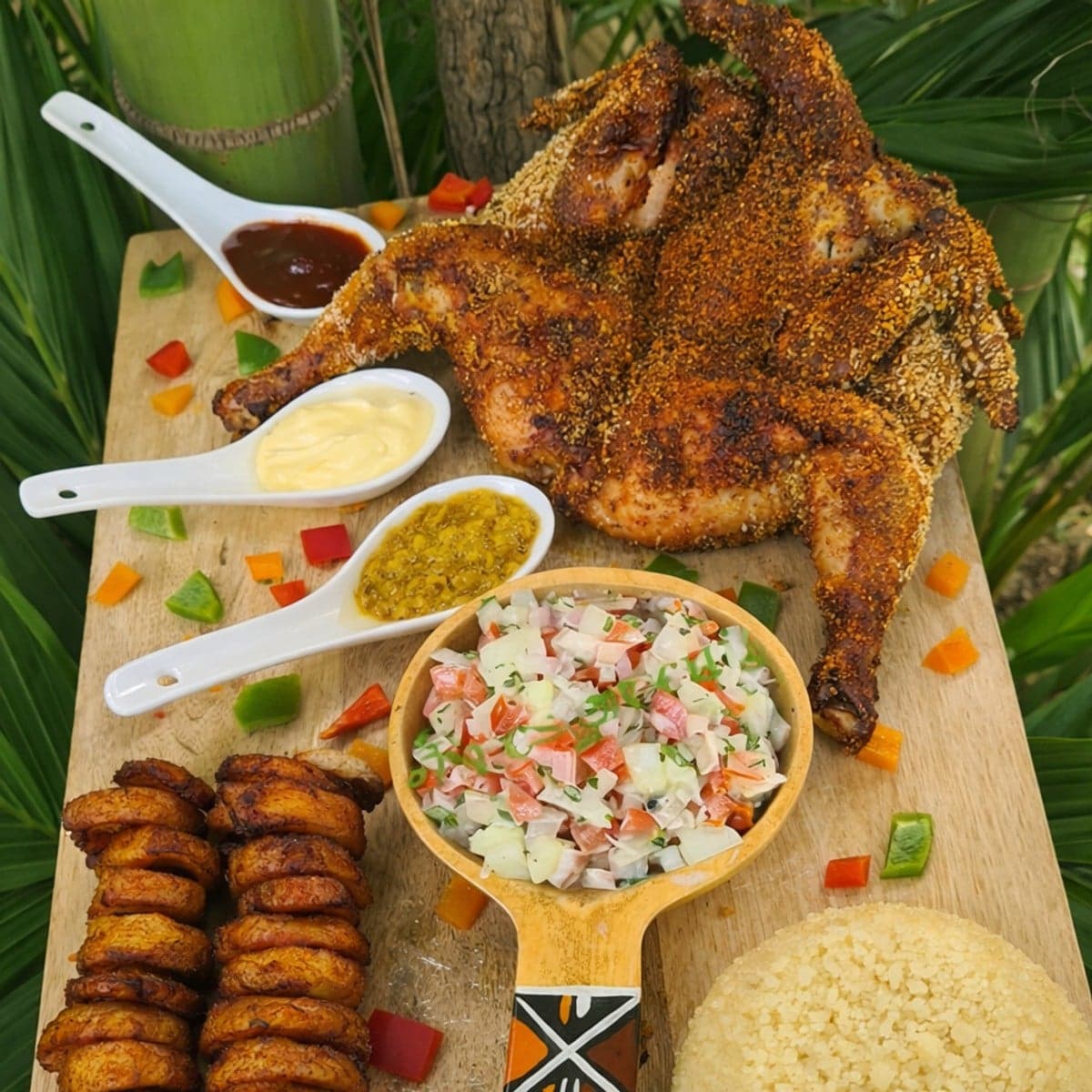 Poulet pané au four