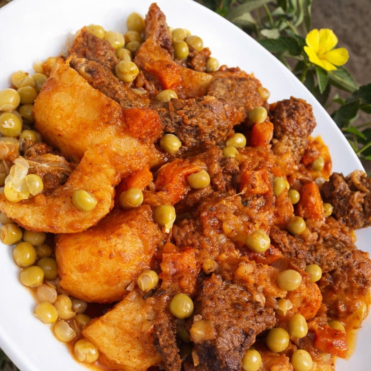 Ragoût de pommes de terre à la viande de mouton