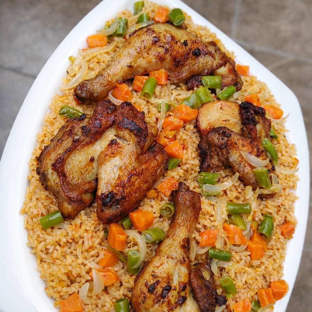 Riz au poulet délicieux : recette facile