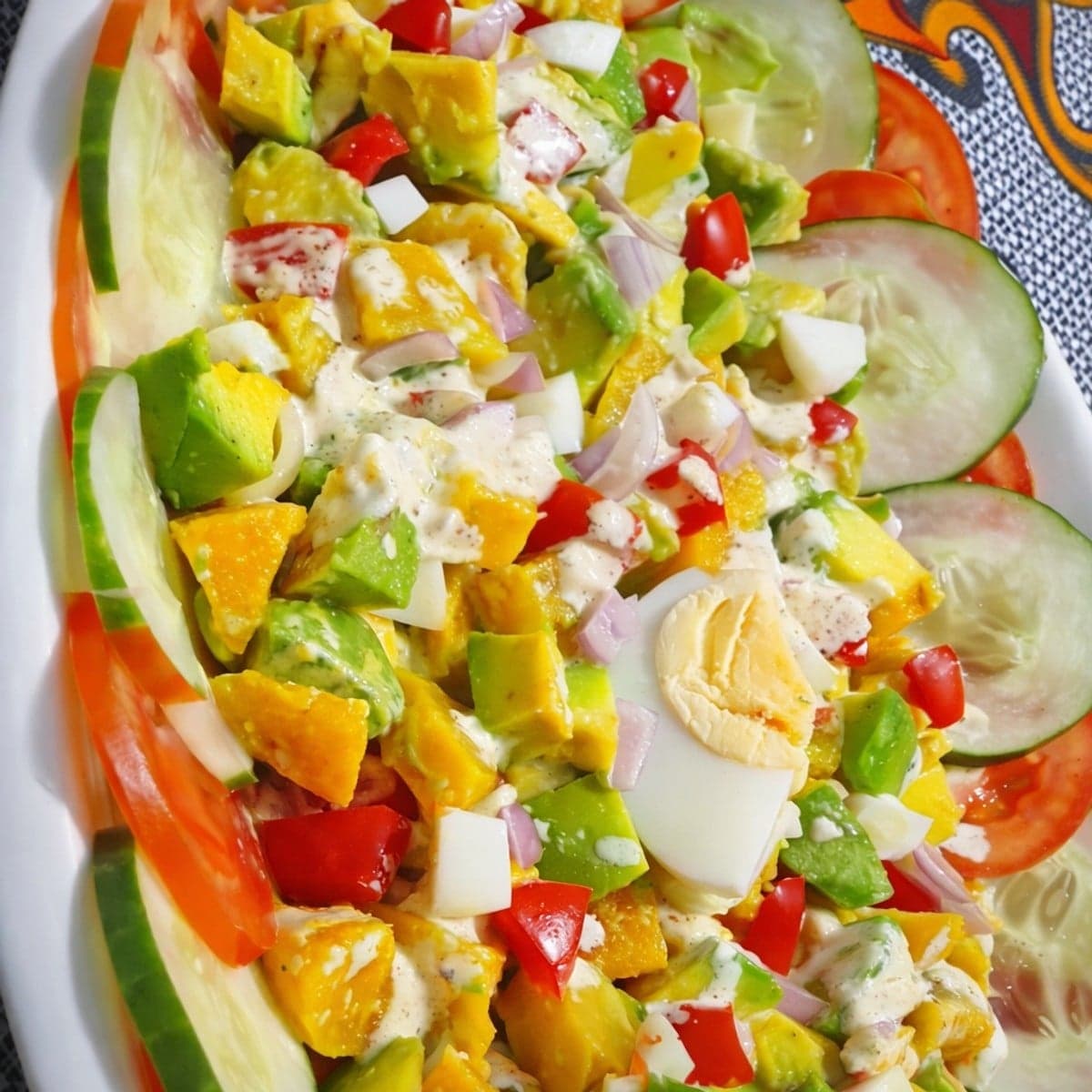 Salade de patate douce