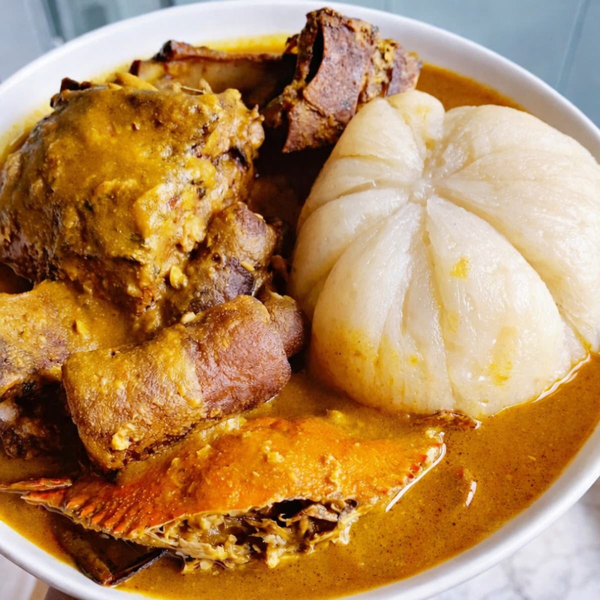 Sauce graine aux grosses aubergines avec un bon placali , Trop doux 😍😋