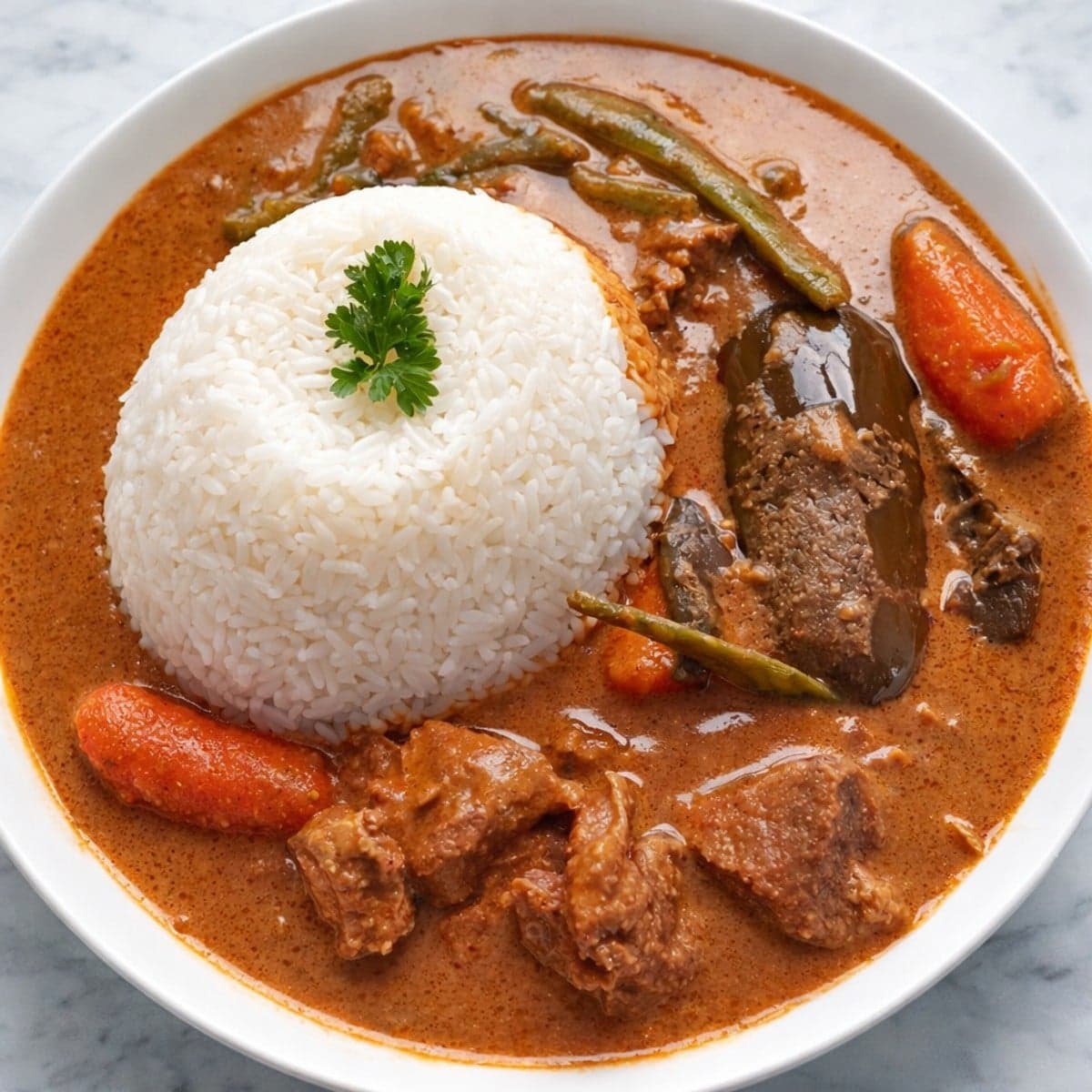 Sauce mafé aux légumes : recette arachides