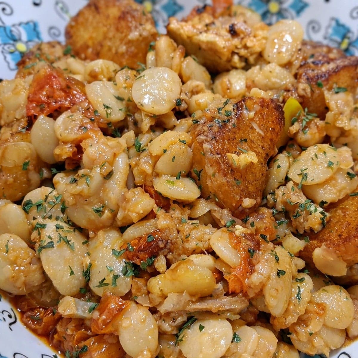 Sauté d’haricots blancs.😋