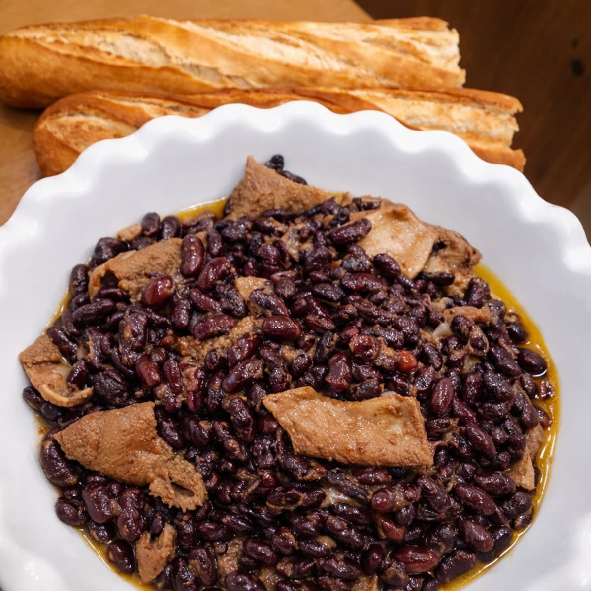 Sauté de Haricots et tripes à la tomate