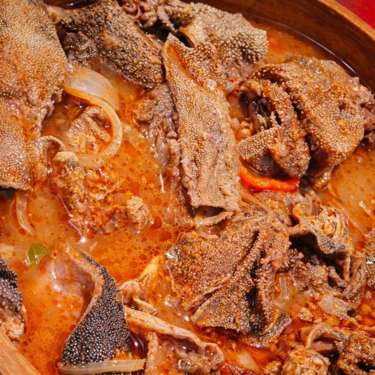 Soupe de tripes de boeuf
