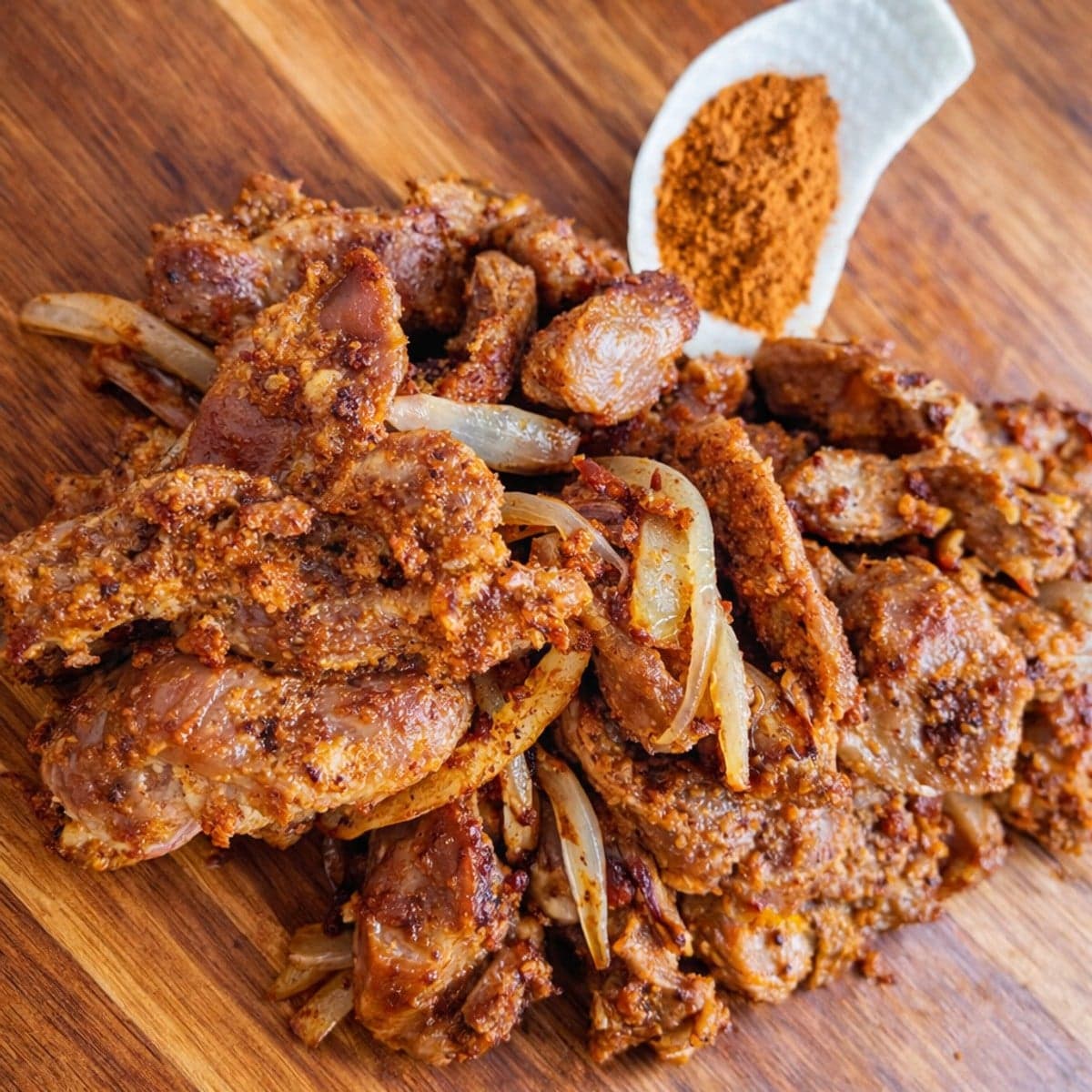 Soya de gésier à la poêle