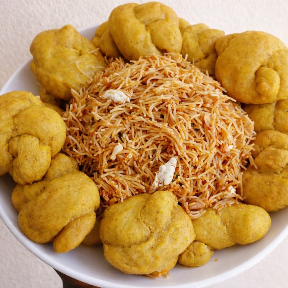 Beignets jaunes jaunes