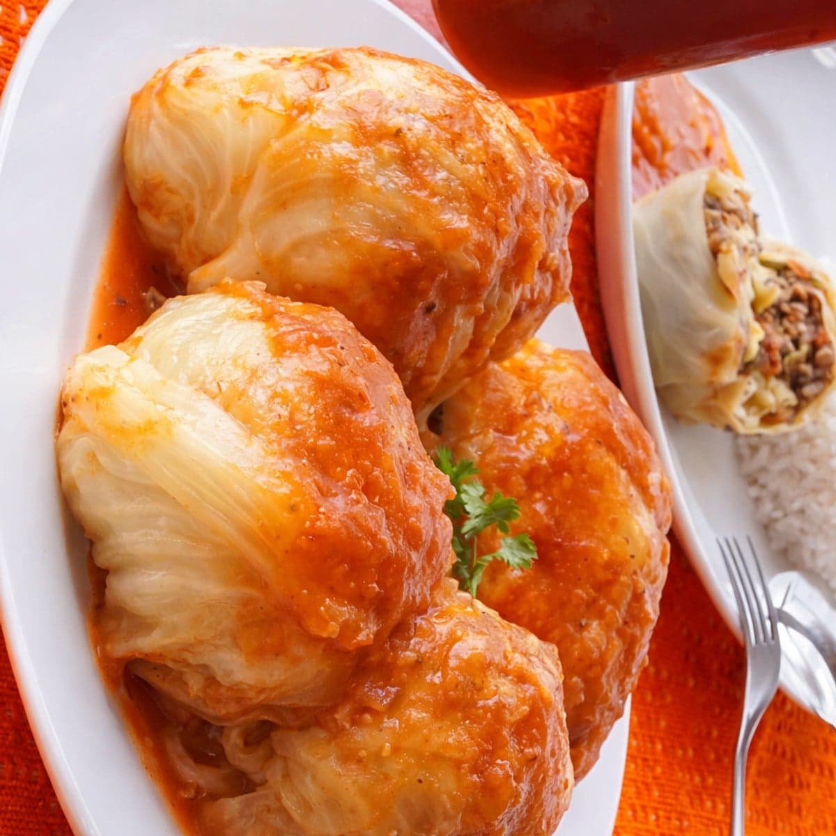 Choux farcis aux légumes et viande hachée