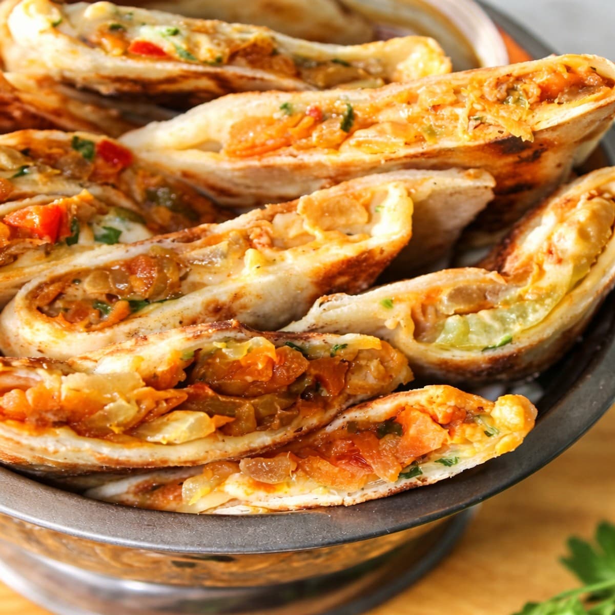 Crêpes turques à la viande hachée