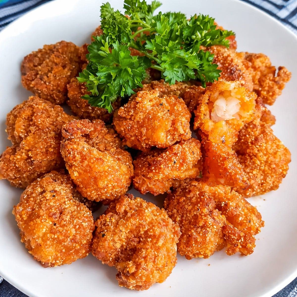Crevettes panées au four