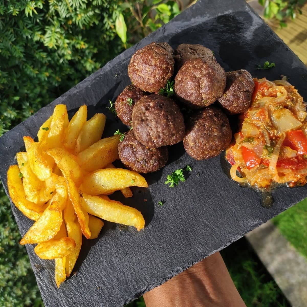 Des boulettes au four