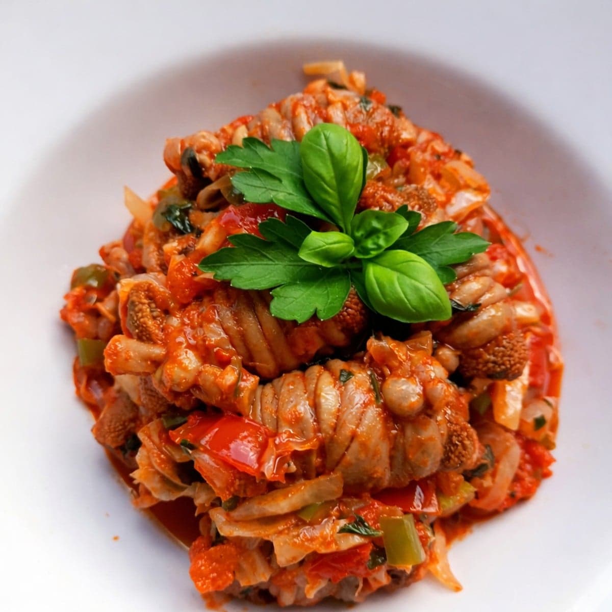 Des tripes sautés au chou