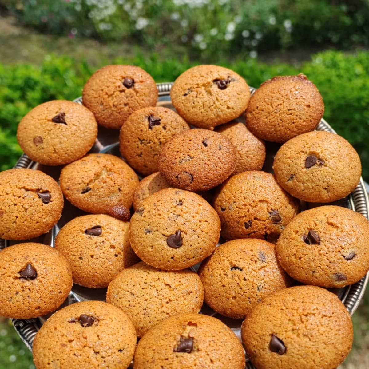 Financiers aux pépites de chocolat