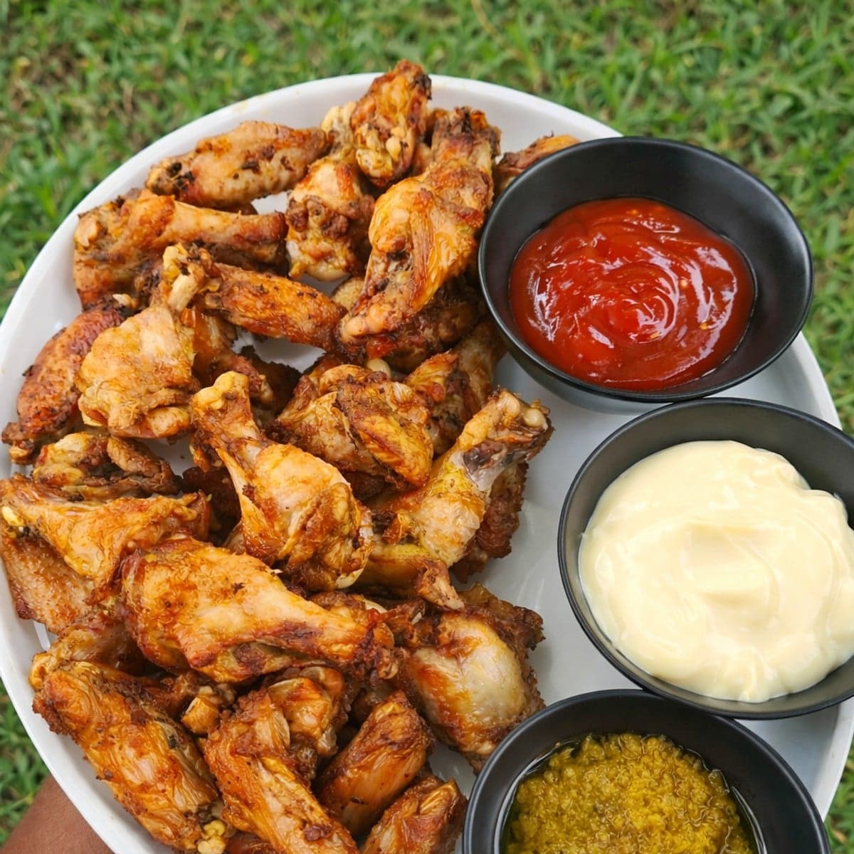 Friture d’ailes de poulet