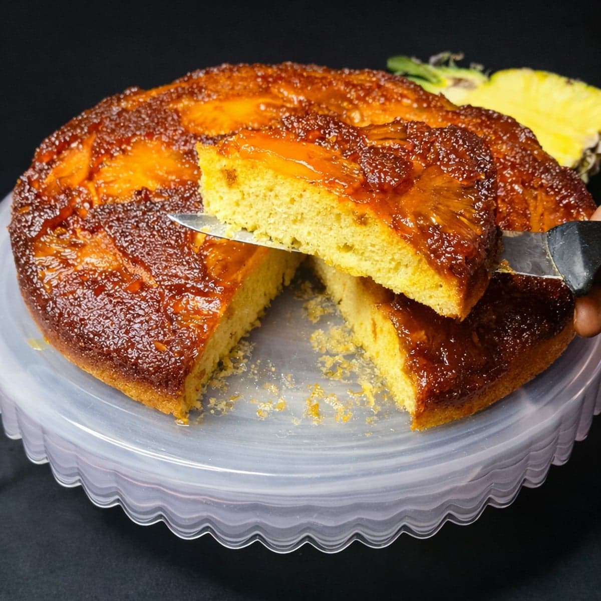 Gateau renversé a l’ananas