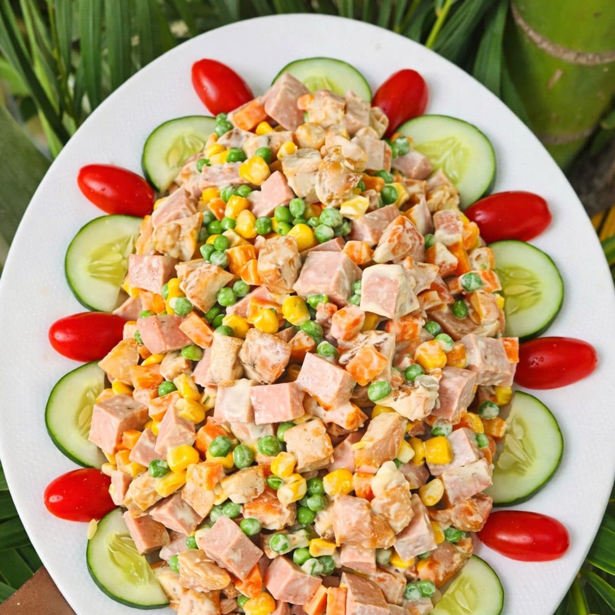 Macédoine de légumes au poulet