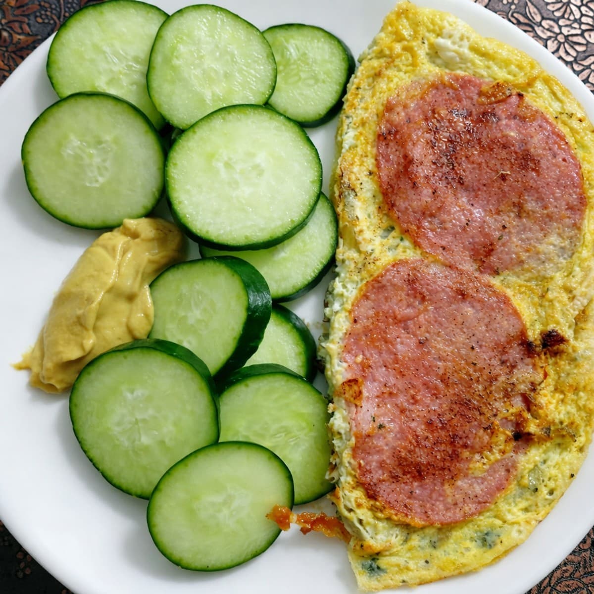 Omelette aux saucissons