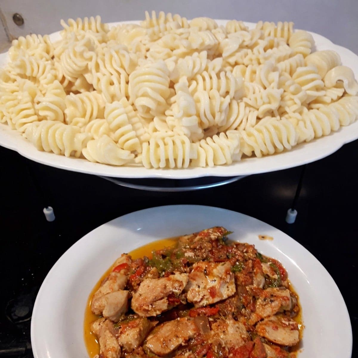 Pâtes et sauce tomate/poulet