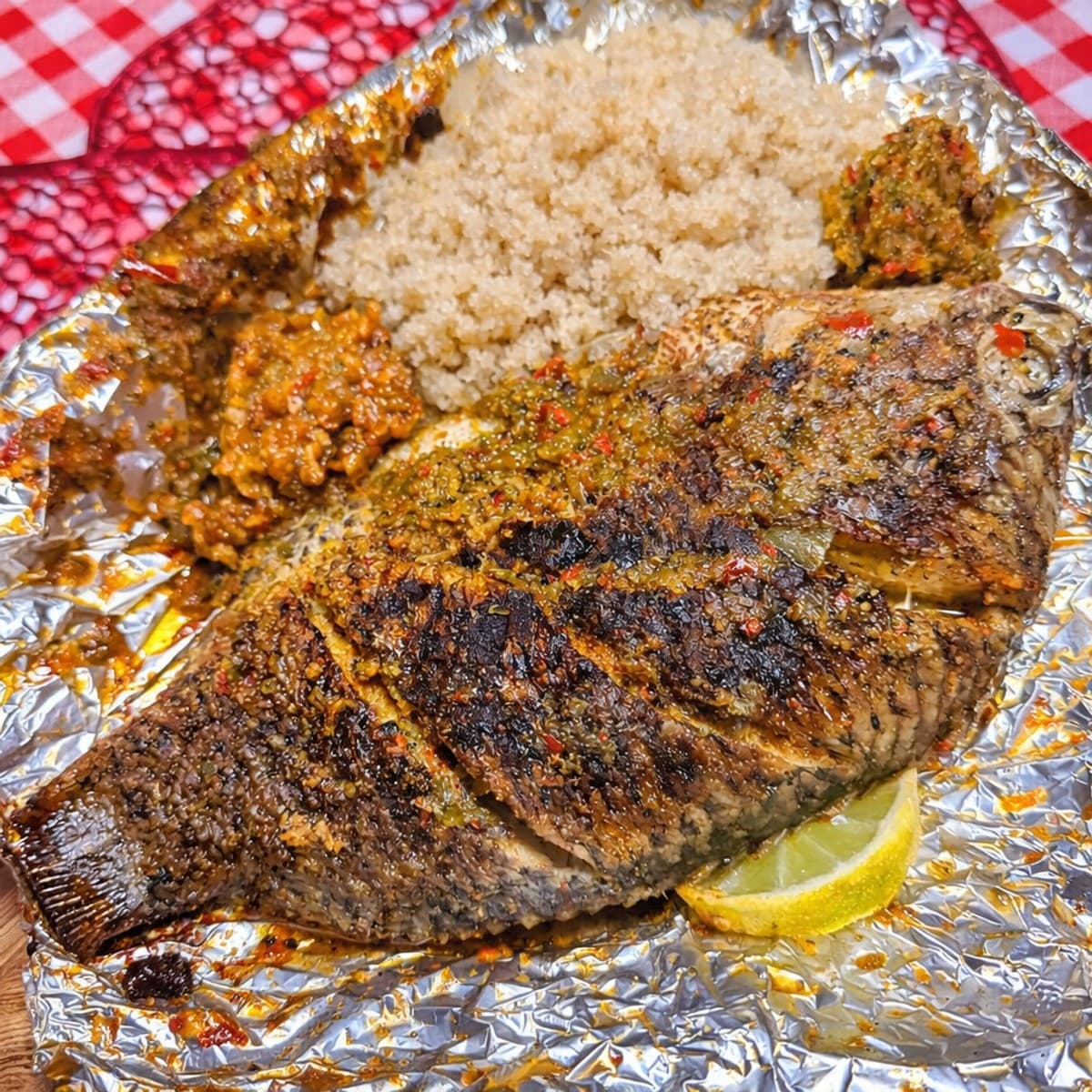 Poisson braisé pour le diner