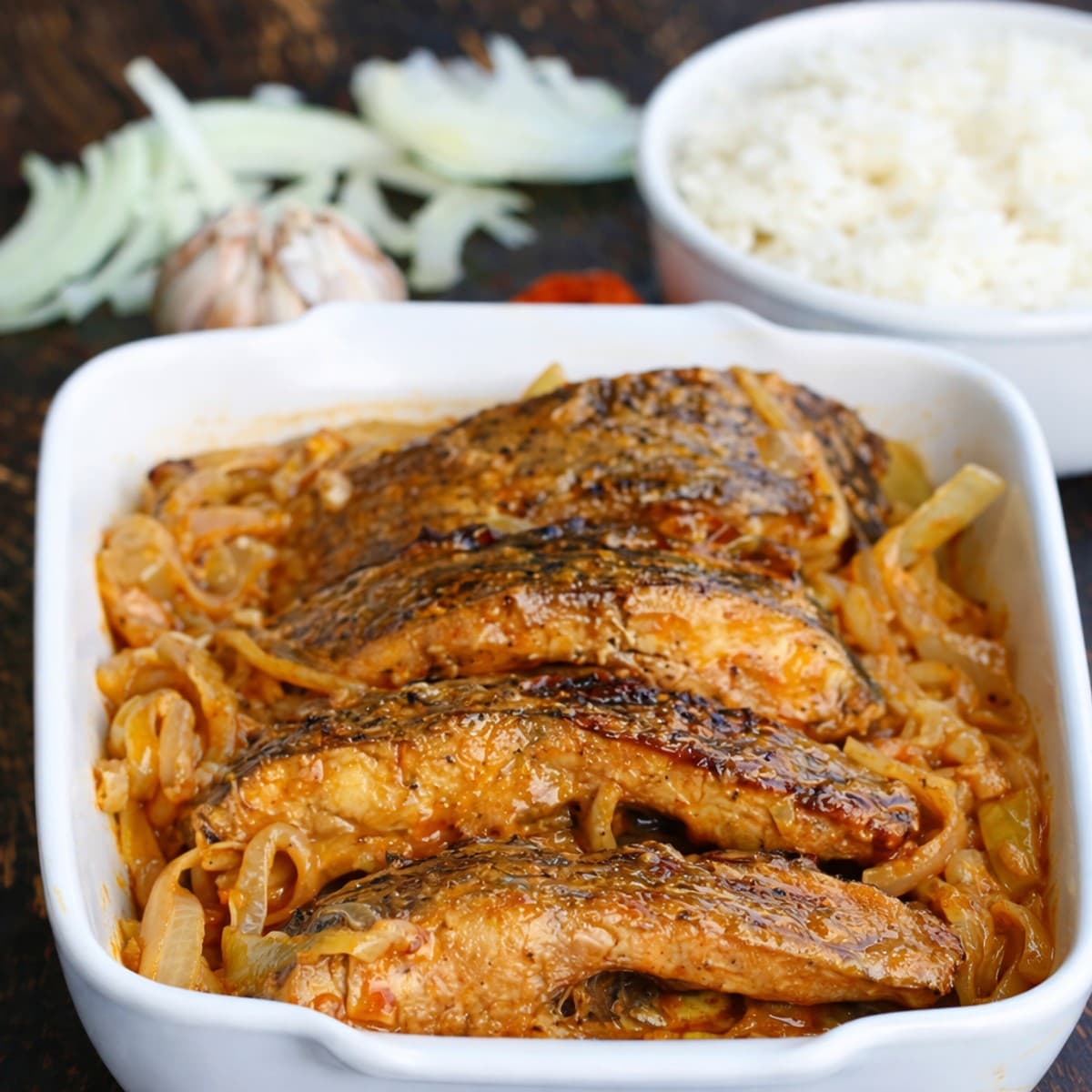 Poisson yassa à la sénégalaise