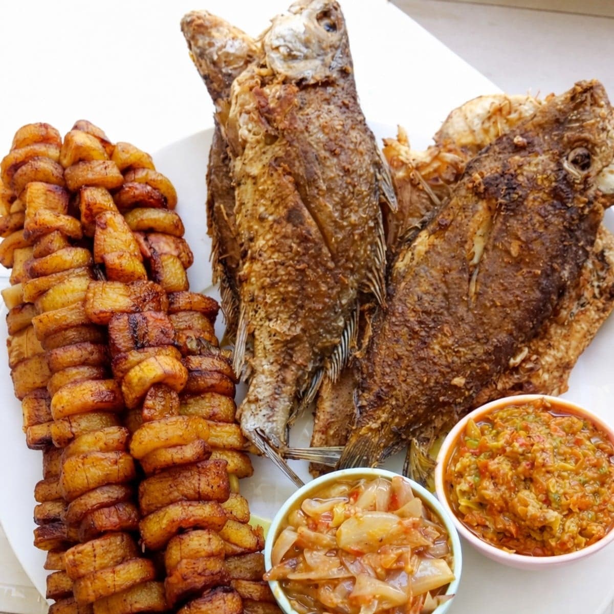 Poisson frit aux allocos