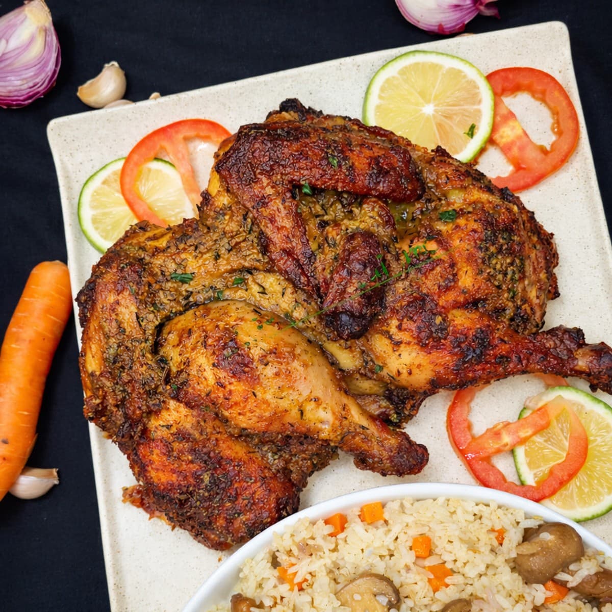 Poulet à la moutarde et curcuma by lolo