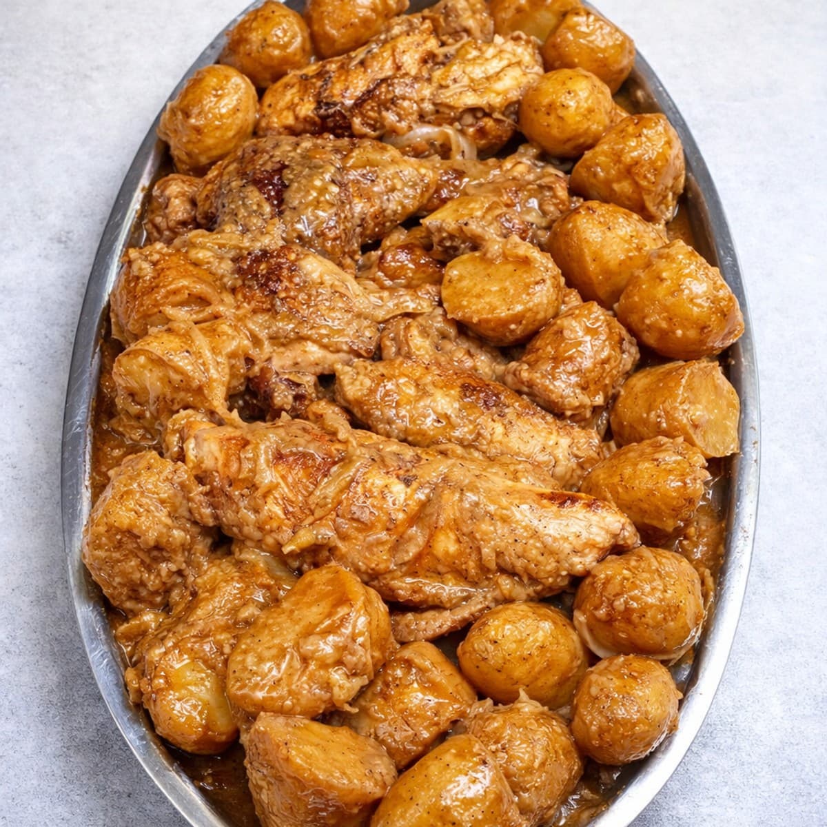 Poulet aux pommes de terre