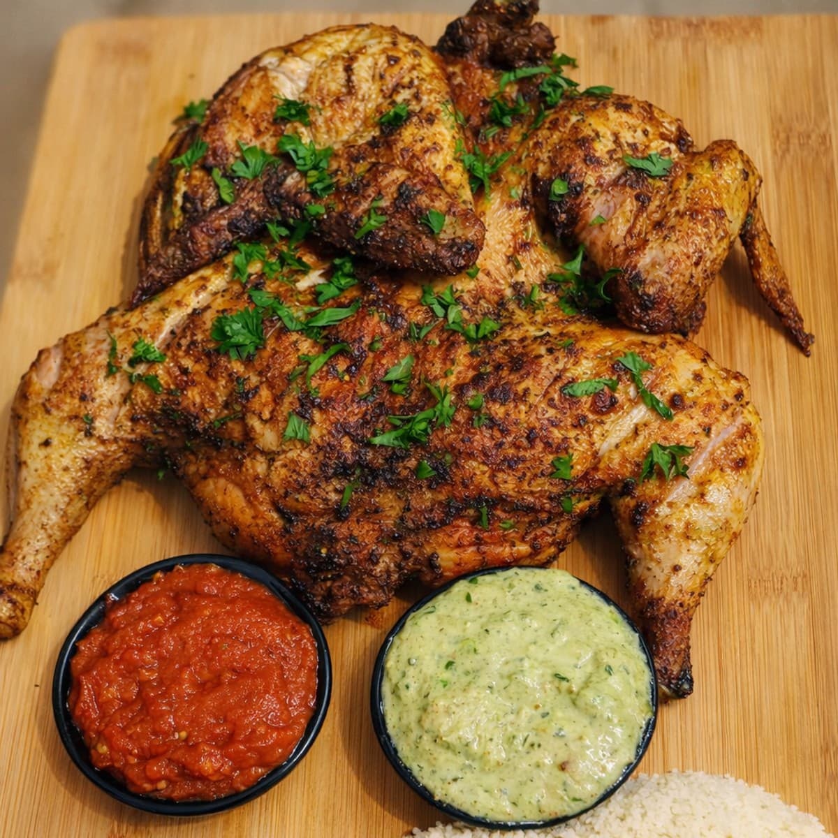 Poulet braisé