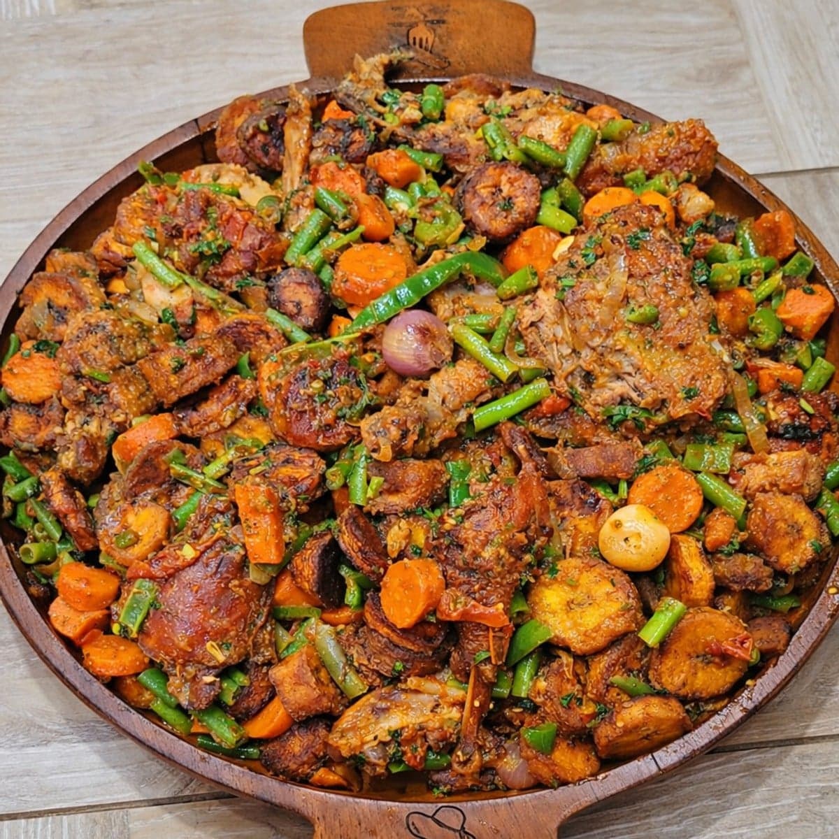 Poulet DG au corrosol kankan pastèque