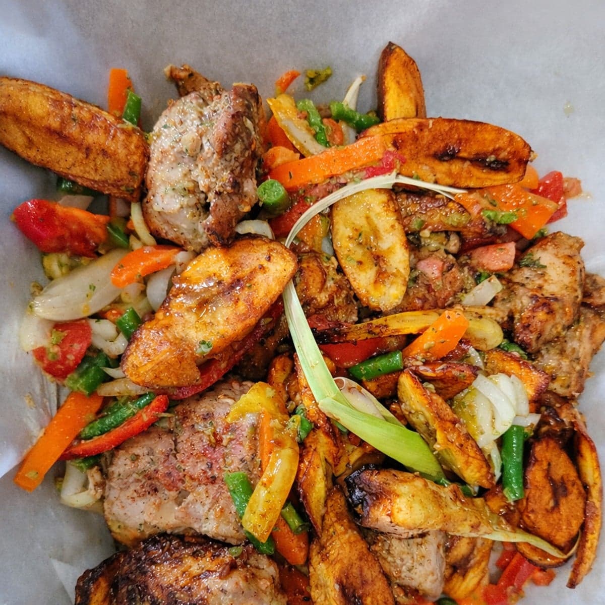 Poulet DG au four parfumé à la citronnelle.