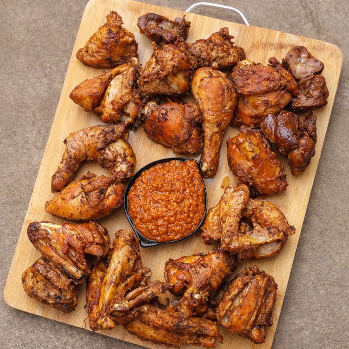 Poulet mariné aux épices