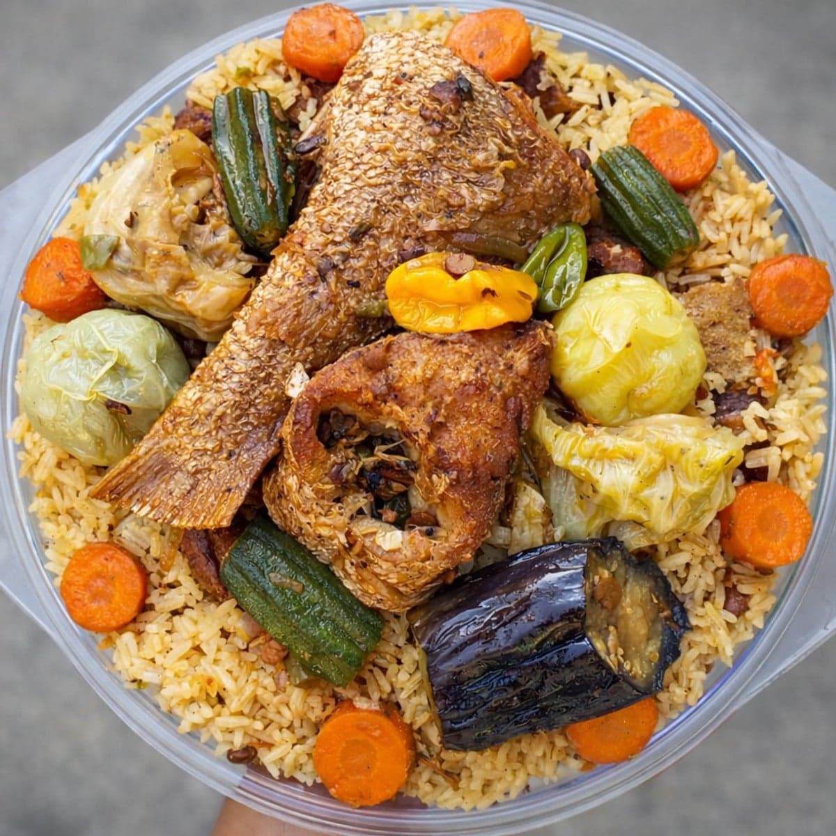 Riz soumara aux legumes poissonViandes