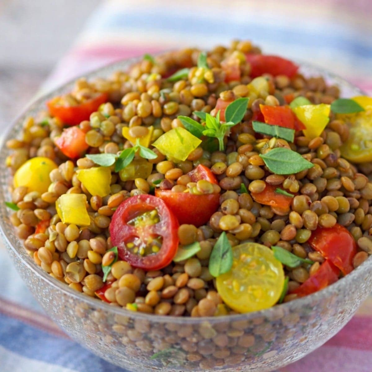 Salade de lentilles