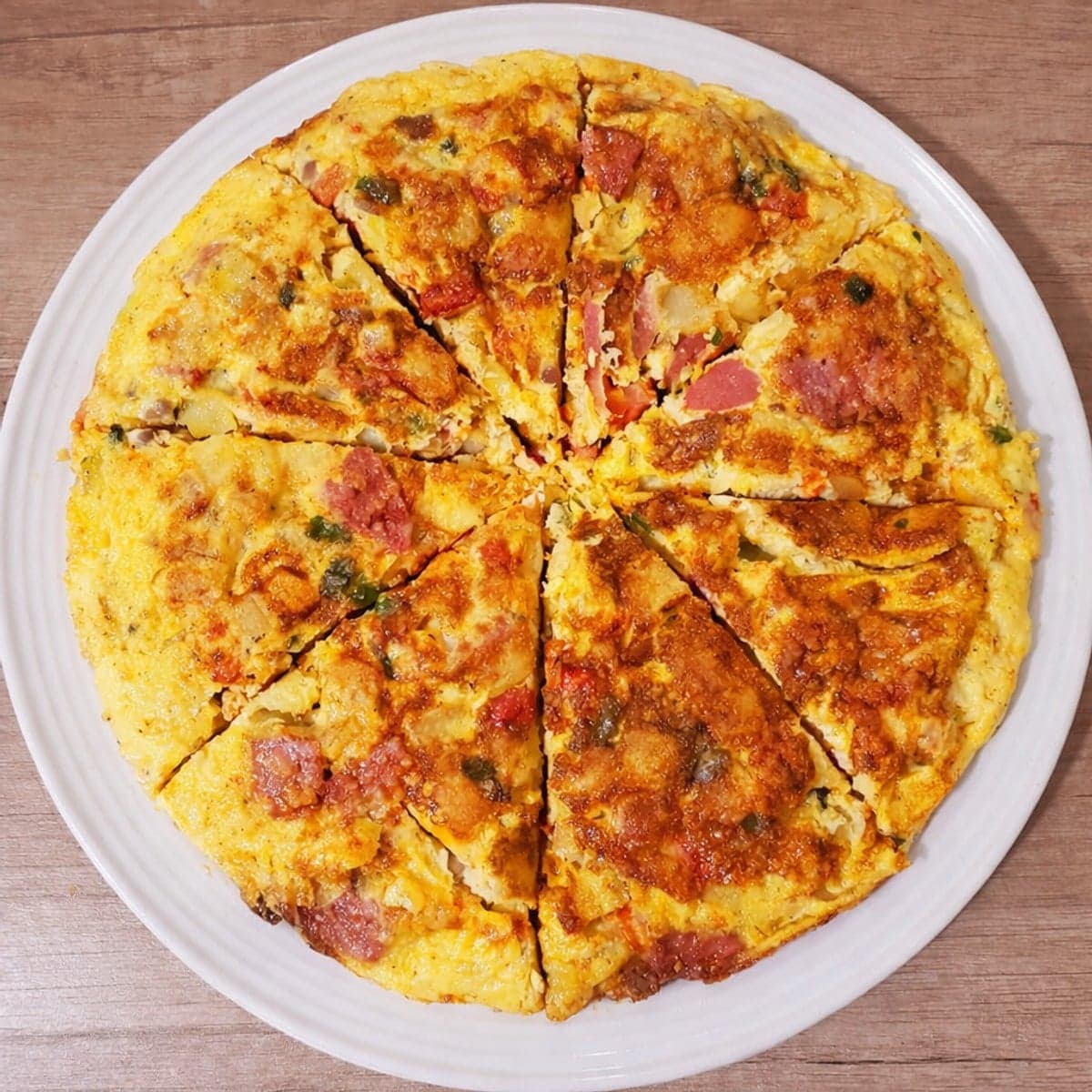 Tortilla au saucisson de bœuf