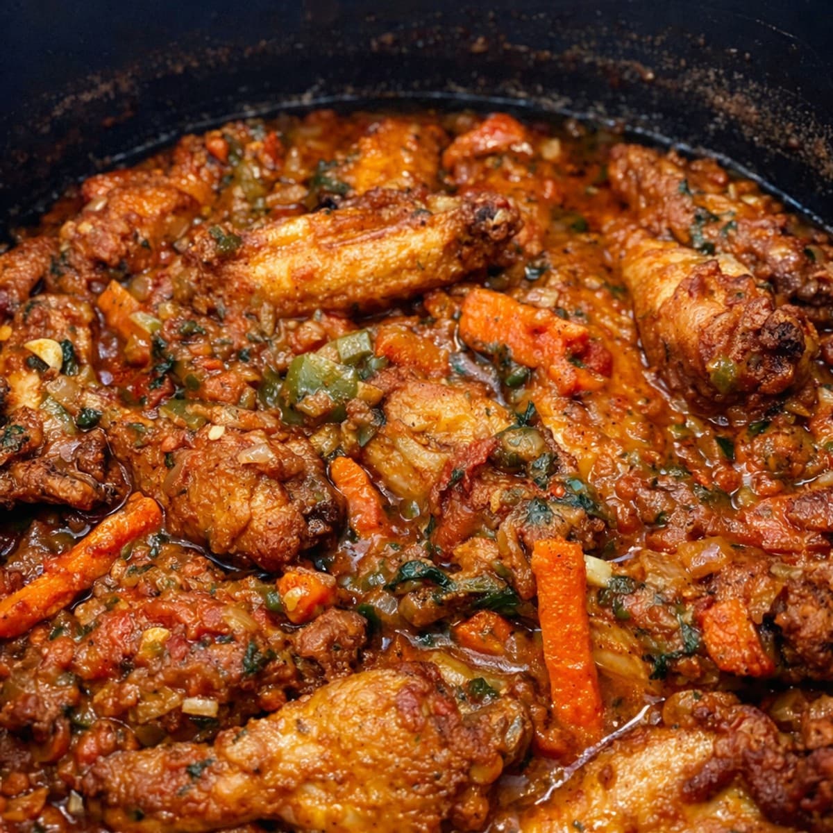Ailes de poulets rôties