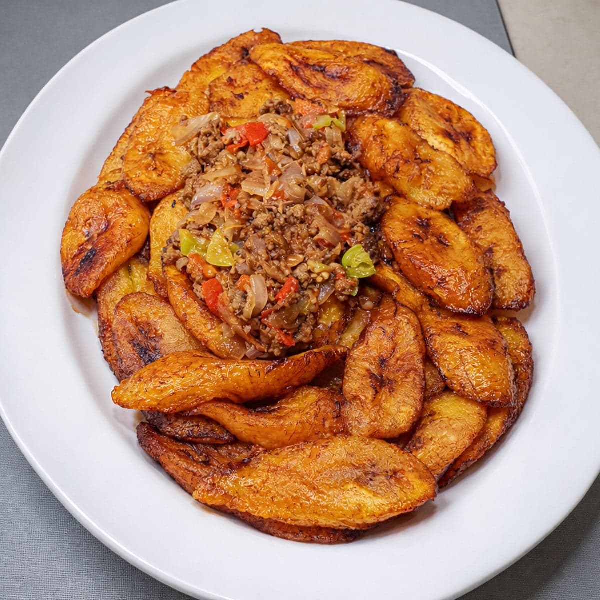 Allocos à la viande hachée