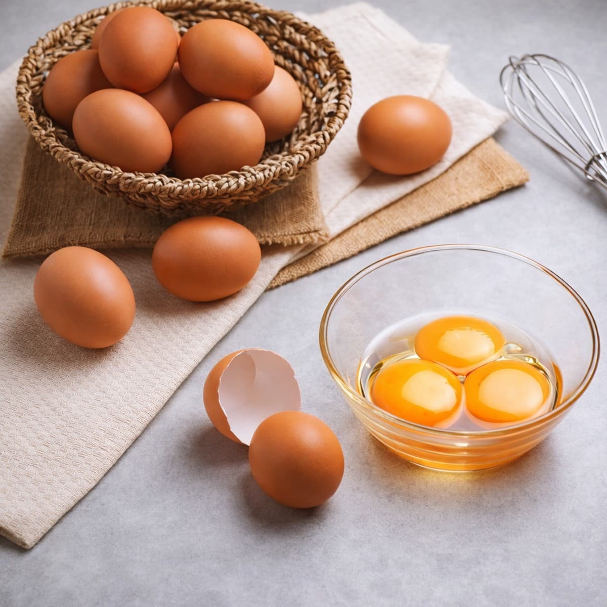 Astuces pour enlevez les morceaux de coquille tombés dans les œufs