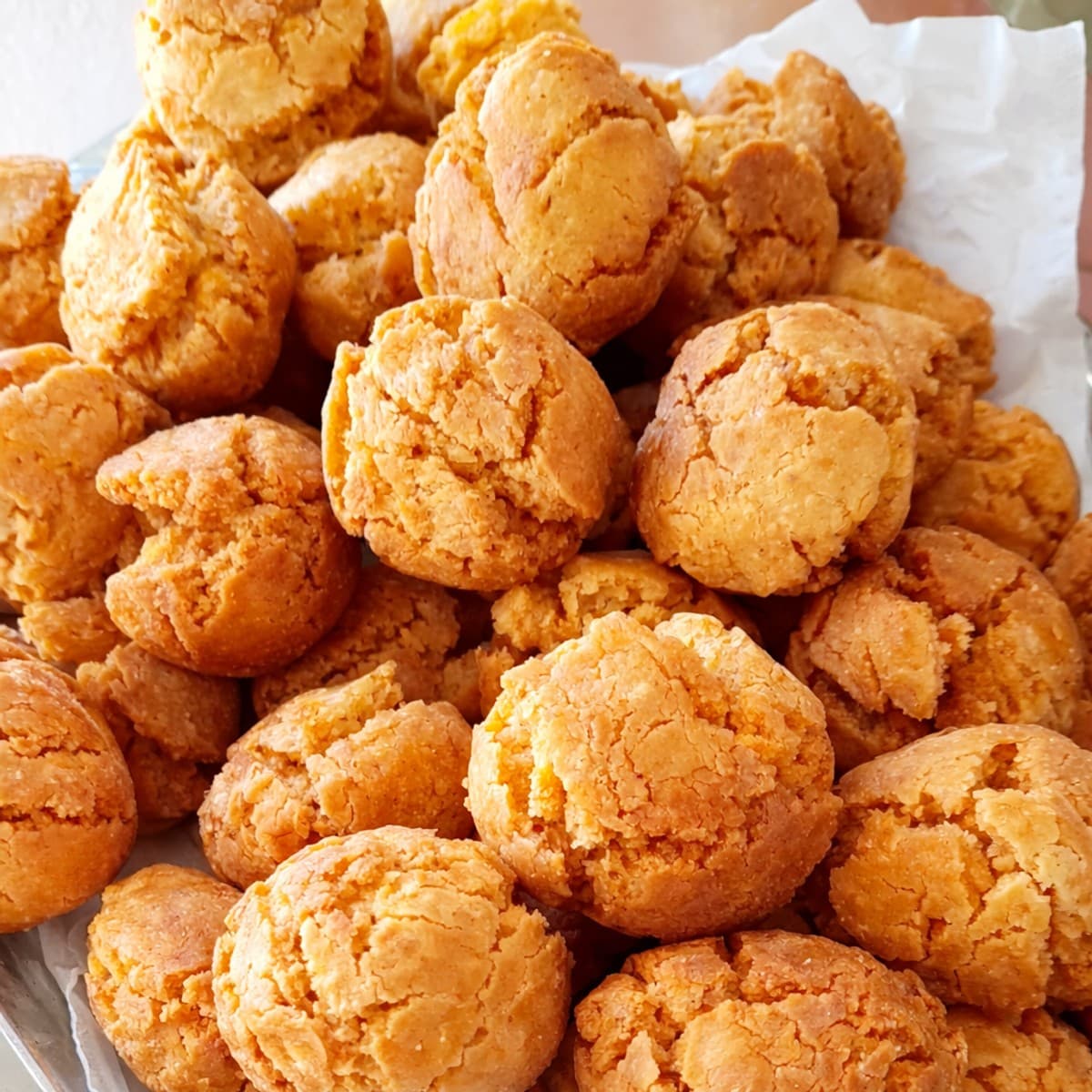 Beignets hyper croustillants au jus de mandarine 🍊 et au coco râpé