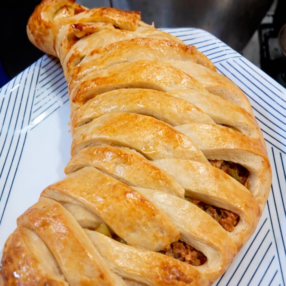 Brioche farcie facile sans four