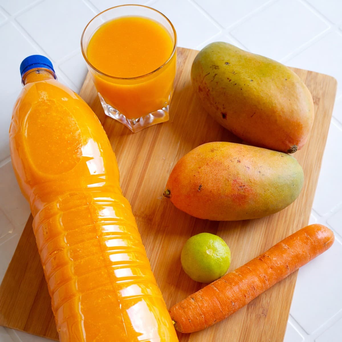 Cocktail de jus de mangues 🥭 🥕