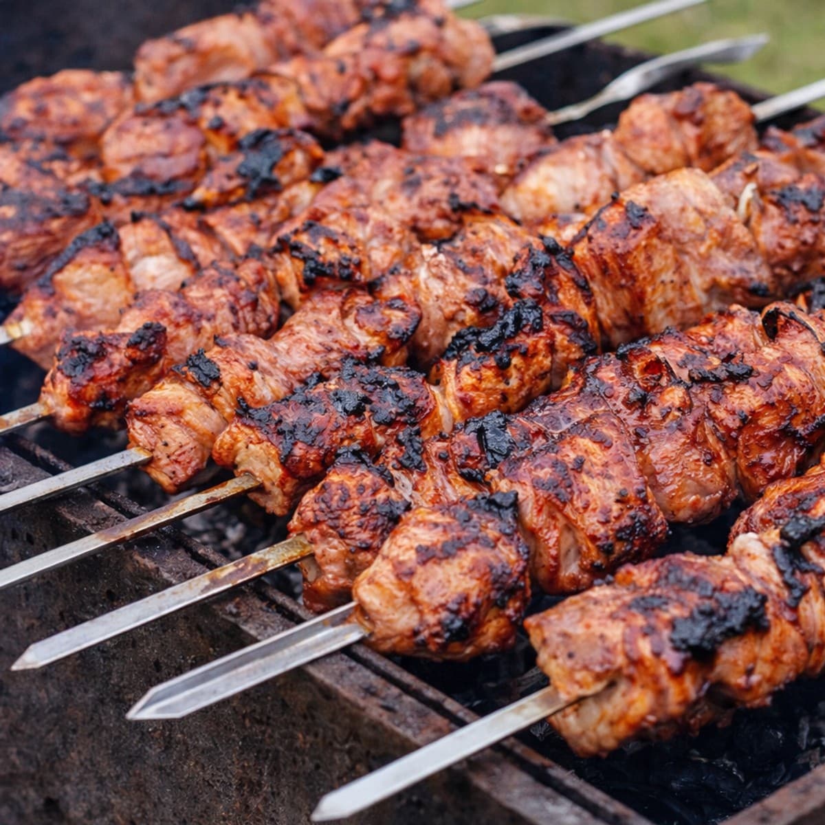 Comment faire griller de la viande sur du charbon de bois