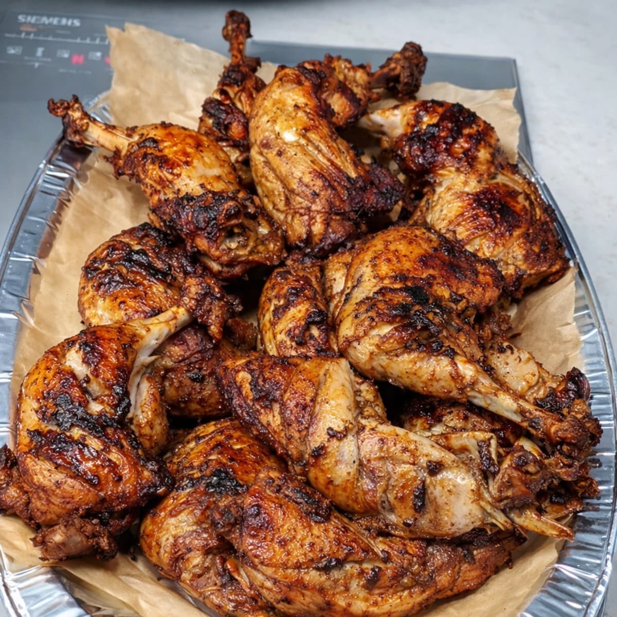 Cuisses de poulet frites