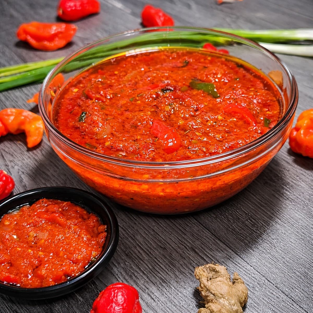 Délicieux piment rouge a la tomate