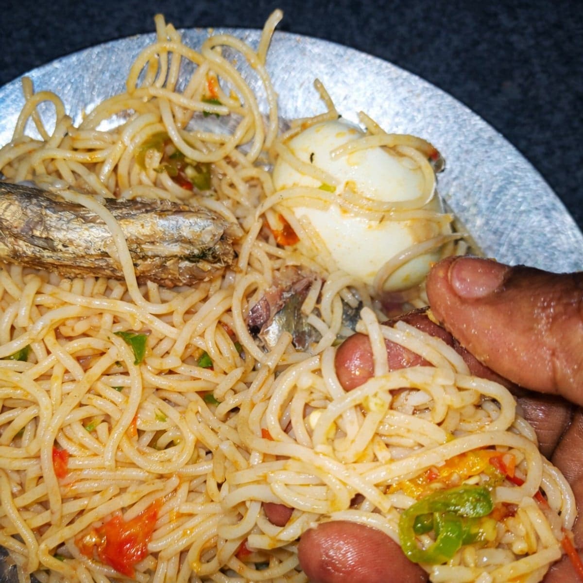 Délicieux spaghetti a la sardine