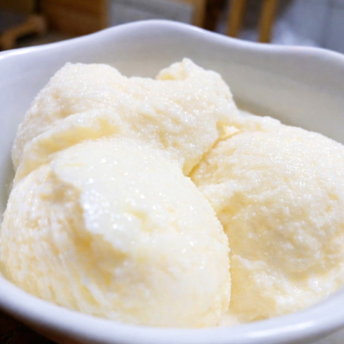 Glace maison délicieuse