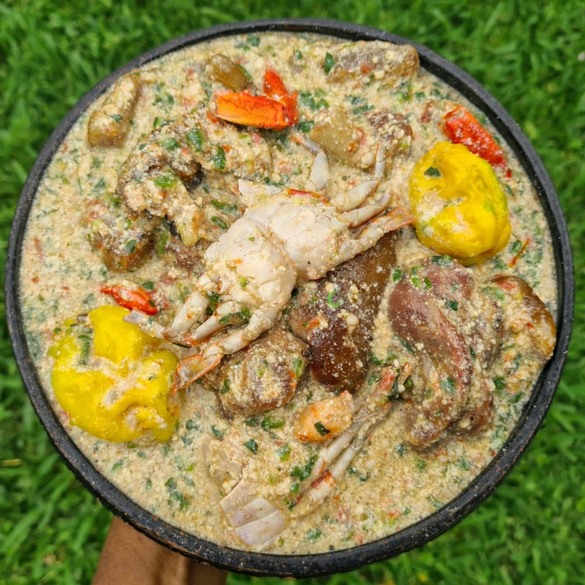 Gombo aux graines de courges