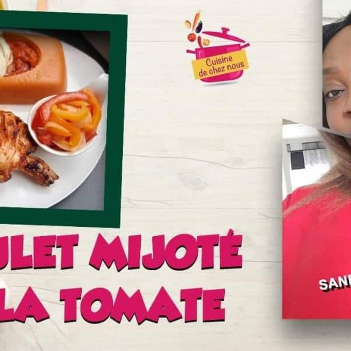 Poulet mijoté à la tomate