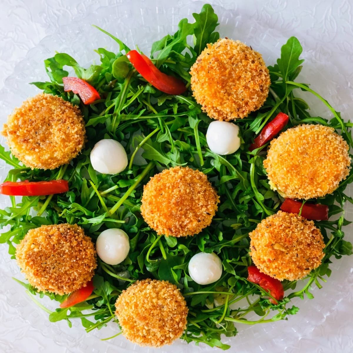 Mini tacos /minis babybel panés.